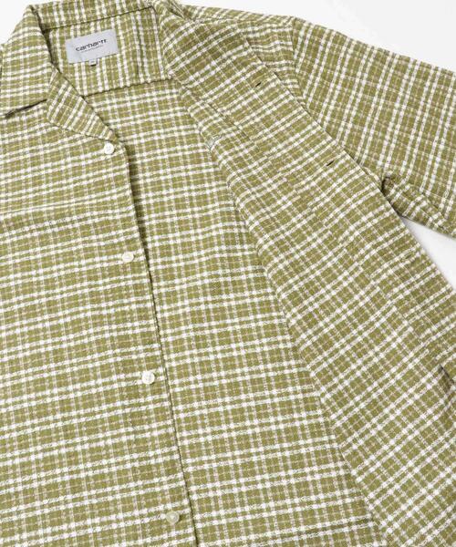 Carhartt(カーハート)の「CARHARTT SHORT-SLEEVE KANDER SHIRTS(シャツ/ブラウス・メンズ・ブルー/グリーン系その他/ブラック・MEDIUM/SMALL)」の15枚目の写真