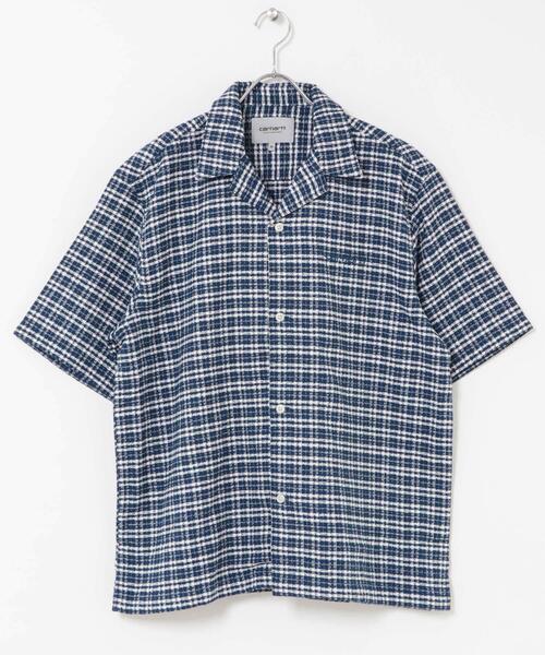 Carhartt(カーハート)の「CARHARTT SHORT-SLEEVE KANDER SHIRTS(シャツ/ブラウス・メンズ・ブルー/グリーン系その他/ブラック・MEDIUM/SMALL)」の20枚目の写真