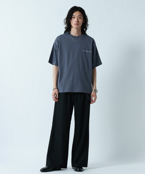 RAGEBLUE(レイジブルー)の「【接触冷感/吸水速乾 】FLOWER STITCH PRINT T-SHIRT/フラワー刺繍プリントTシャツ(Tシャツ/カットソー・メンズ・グレー/ブルー/ホワイト・MEDIUM/LARGE)」の22枚目の写真