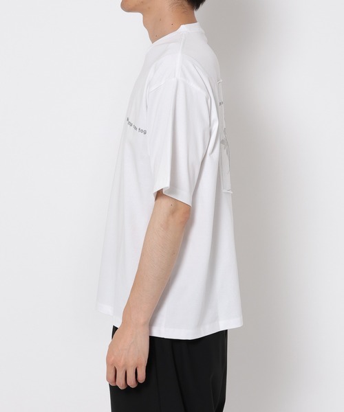 RAGEBLUE(レイジブルー)の「【接触冷感/吸水速乾 】FLOWER STITCH PRINT T-SHIRT/フラワー刺繍プリントTシャツ(Tシャツ/カットソー・メンズ・グレー/ブルー/ホワイト・MEDIUM/LARGE)」の22枚目の写真