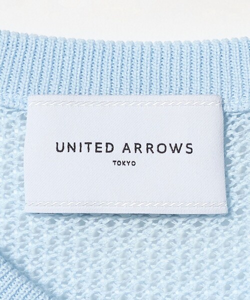 UNITED ARROWS(ユナイテッドアローズ)の「コットン メッシュ カーディガン(カーディガン/ボレロ・レディース・ライトブルー/ブラック/オフホワイト・FREE)」の14枚目の写真