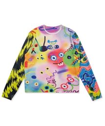 セール】YB x Oliwa Star Print Mesh Graphic Skirt（スカート