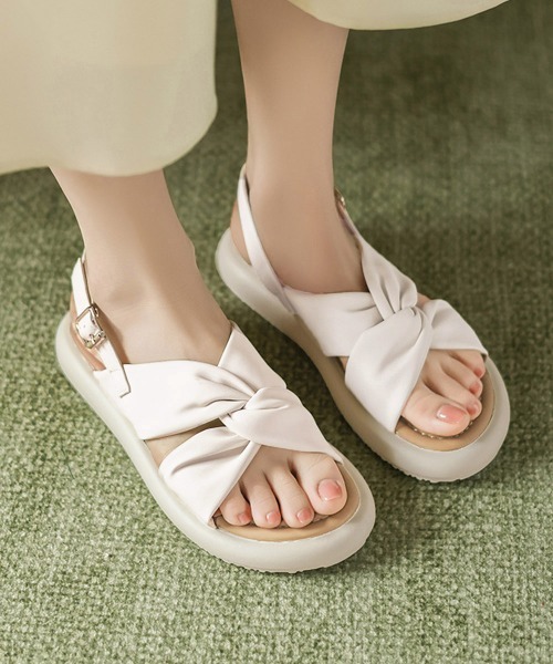 Miniministore(ミニミニストア)の「ミュールサンダル 美脚 フラットソール靴(サンダル・レディース・ブラック/アイボリー・25.0cm/24.5cm/24.0cm/23.5cm/23.0cm/22.5cm)」の15枚目の写真