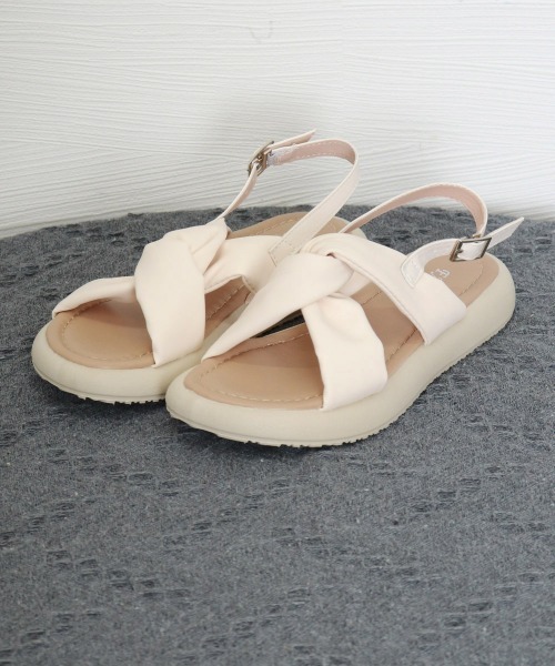 Miniministore(ミニミニストア)の「ミュールサンダル 美脚 フラットソール靴(サンダル・レディース・ブラック/アイボリー・25.0cm/24.5cm/24.0cm/23.5cm/23.0cm/22.5cm)」の7枚目の写真