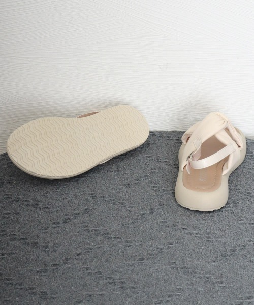 Miniministore(ミニミニストア)の「ミュールサンダル 美脚 フラットソール靴(サンダル・レディース・ブラック/アイボリー・25.0cm/24.5cm/24.0cm/23.5cm/23.0cm/22.5cm)」の9枚目の写真