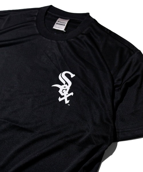 Fanatics(ファナティクス)の「ファナティクス【Fanatics】‐ シカゴ ホワイトソックス 半袖Tシャツ【CHICAGO WHITE SOX MLB BACK CIRCLE LOGO S/S ACTIVE DRY TEE BLK ML0126SS0002】(Tシャツ/カットソー・メンズ・ブラック・M/L/XL)」の2枚目の写真