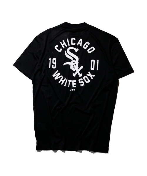 Fanatics(ファナティクス)の「ファナティクス【Fanatics】‐ シカゴ ホワイトソックス 半袖Tシャツ【CHICAGO WHITE SOX MLB BACK CIRCLE LOGO S/S ACTIVE DRY TEE BLK ML0126SS0002】(Tシャツ/カットソー・メンズ・ブラック・M/L/XL)」の4枚目の写真