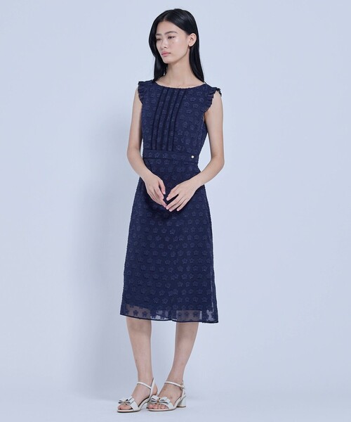TOCCA（トッカ）の「BLOOMING BONBON ドレス（ワンピース・レディース・ネイビー系5/ライラック系5・0/2）」の12枚目の写真