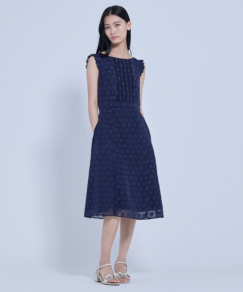 TOCCA（トッカ）の「BLOOMING BONBON ドレス（ワンピース・レディース・ネイビー系5/ライラック系5・0/2）」の11枚目の写真