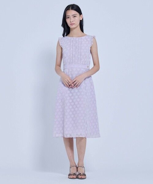 TOCCA（トッカ）の「BLOOMING BONBON ドレス（ワンピース・レディース・ネイビー系5/ライラック系5・0/2）」の9枚目の写真