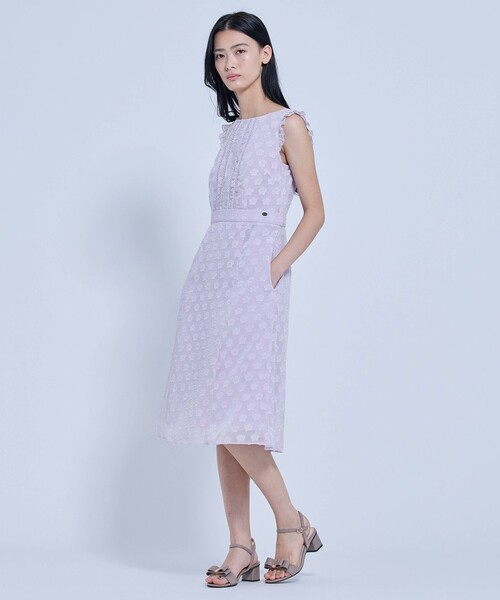 TOCCA（トッカ）の「BLOOMING BONBON ドレス（ワンピース・レディース・ネイビー系5/ライラック系5・0/2）」の7枚目の写真