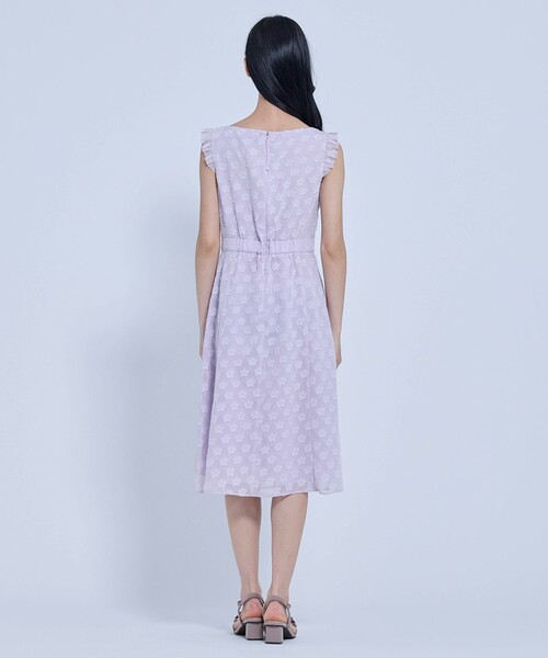 TOCCA（トッカ）の「BLOOMING BONBON ドレス（ワンピース・レディース・ネイビー系5/ライラック系5・0/2）」の6枚目の写真