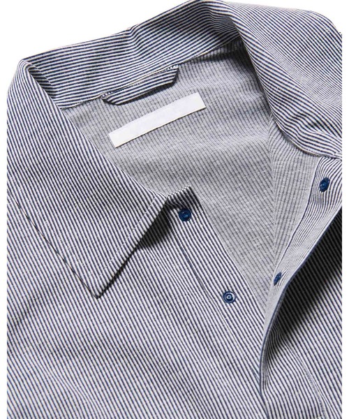 SOPHNET.（ソフネット）の「STRETCH SUCKER S/S POLO SHIRT（ポロシャツ・メンズ・A/ホワイト/ライトブルー/ブラック・1/2/3/4/5）」の11枚目の写真