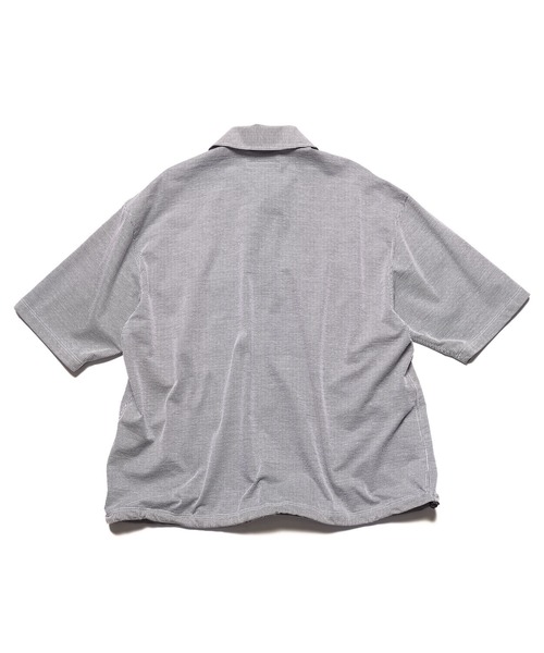 SOPHNET.（ソフネット）の「STRETCH SUCKER S/S POLO SHIRT（ポロシャツ・メンズ・A/ホワイト/ライトブルー/ブラック・1/2/3/4/5）」の10枚目の写真