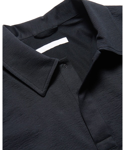 SOPHNET.（ソフネット）の「STRETCH SUCKER S/S POLO SHIRT（ポロシャツ・メンズ・A/ホワイト/ライトブルー/ブラック・1/2/3/4/5）」の14枚目の写真