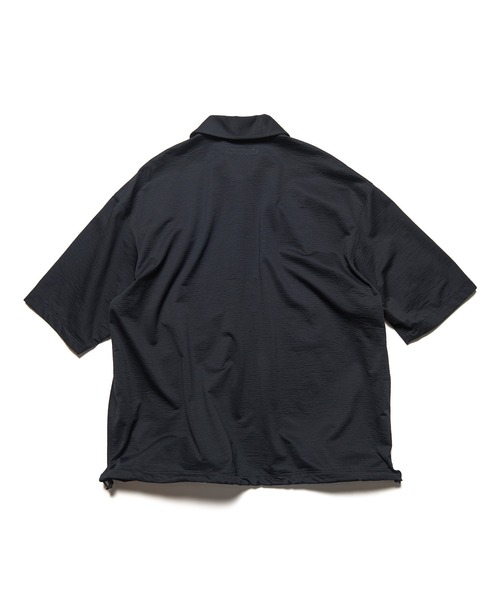 SOPHNET.（ソフネット）の「STRETCH SUCKER S/S POLO SHIRT（ポロシャツ・メンズ・A/ホワイト/ライトブルー/ブラック・1/2/3/4/5）」の13枚目の写真