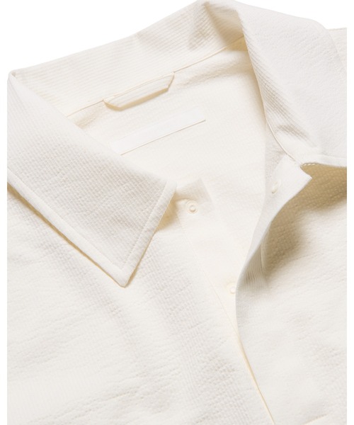 SOPHNET.（ソフネット）の「STRETCH SUCKER S/S POLO SHIRT（ポロシャツ・メンズ・A/ホワイト/ライトブルー/ブラック・1/2/3/4/5）」の17枚目の写真