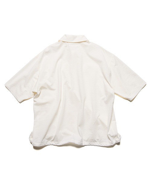 SOPHNET.（ソフネット）の「STRETCH SUCKER S/S POLO SHIRT（ポロシャツ・メンズ・A/ホワイト/ライトブルー/ブラック・1/2/3/4/5）」の16枚目の写真