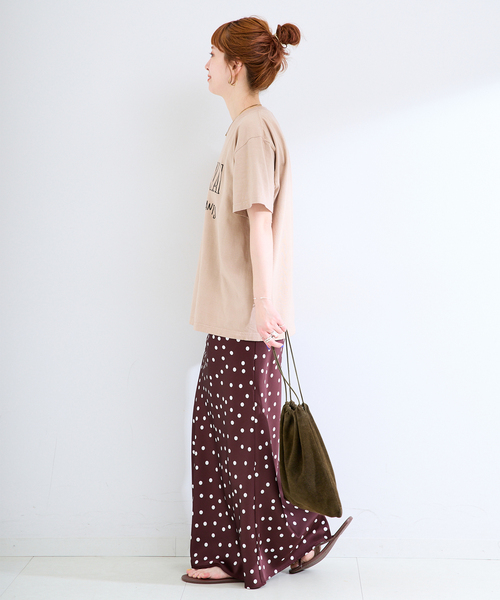 B.C STOCK(ベーセーストック)の「DOTプリントマーメイドスカート(スカート・レディース・ブラック/ブラウン・SMALL/MEDIUM)」の10枚目の写真