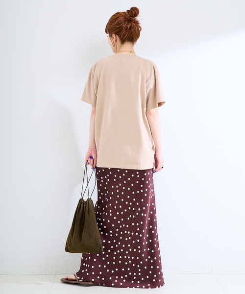 B.C STOCK(ベーセーストック)の「DOTプリントマーメイドスカート(スカート・レディース・ブラック/ブラウン・SMALL/MEDIUM)」の11枚目の写真
