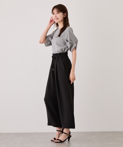 Jayro(ジャイロ)の「麻ライクリラックスパンツ(その他パンツ・レディース・ダークブラウン/ブラック/オフホワイト/ブルー・FREE)」の11枚目の写真