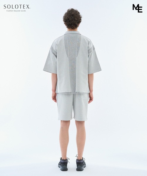 ESTNATION(エストネーション)の「MINOTAUR INST. FOR ESTNATION / WASHI+SOLOTEX ShortSleeve ZipPolo(ニット/セーター・メンズ・ライトグレー/ブラック/ライラック・MEDIUM/LARGE)」の11枚目の写真