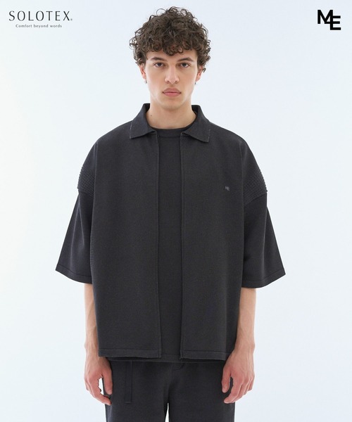 ESTNATION(エストネーション)の「MINOTAUR INST. FOR ESTNATION / WASHI+SOLOTEX ShortSleeve ZipPolo(ニット/セーター・メンズ・ライトグレー/ブラック/ライラック・MEDIUM/LARGE)」の15枚目の写真