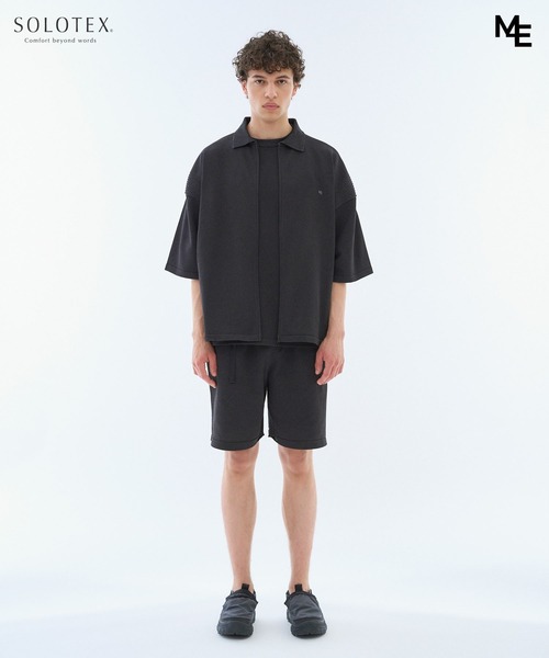ESTNATION(エストネーション)の「MINOTAUR INST. FOR ESTNATION / WASHI+SOLOTEX ShortSleeve ZipPolo(ニット/セーター・メンズ・ライトグレー/ブラック/ライラック・MEDIUM/LARGE)」の22枚目の写真