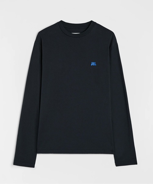 JIL SANDER(ジルサンダー)の「T-SHIRT CN LS - EMB(Tシャツ/カットソー・メンズ・ネイビー・S/L/M)」の2枚目の写真