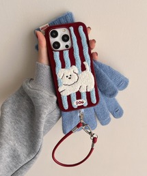 boemy（ボエミー）の「ドッグモチーフストラップ付きiPhoneケース（スマホケース/カバー）」