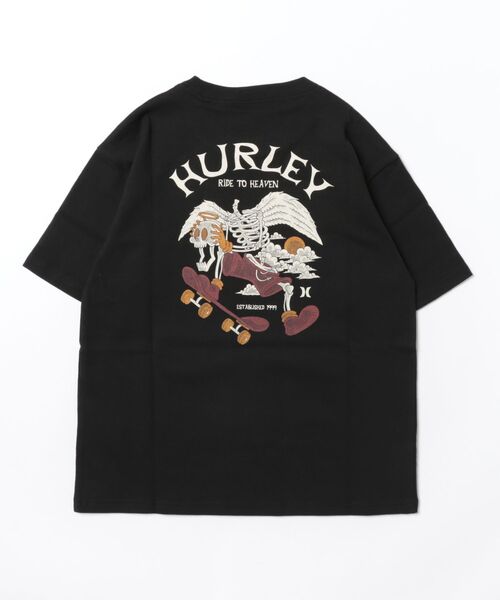 Hurley （ハーレー）の「【Hurley:ハーレー】キッズヘビーウェイトコットンTシャツ　バックプリント　　FROM H TO H OVERSIZED SHORTSLEEVE TEE（Tシャツ/カットソー・キッズ・ブラック/ホワイト・150/130/140/160）」の11枚目の写真