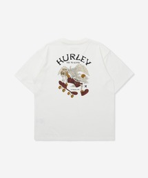 Hurley （ハーレー）の「【Hurley:ハーレー】キッズヘビーウェイトコットンTシャツ　バックプリント　　FROM H TO H OVERSIZED SHORTSLEEVE TEE（Tシャツ/カットソー）」