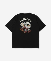【Hurley:ハーレー】キッズヘビーウェイトコットンTシャツ　バックプリント　　FROM H TO H OVERSIZED SHORTSLEEVE TEE