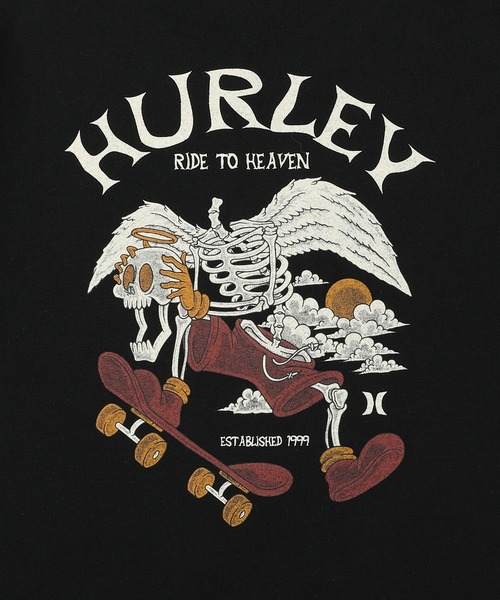 Hurley （ハーレー）の「【Hurley:ハーレー】キッズヘビーウェイトコットンTシャツ　バックプリント　　FROM H TO H OVERSIZED SHORTSLEEVE TEE（Tシャツ/カットソー・キッズ・ブラック/ホワイト・150/130/140/160）」の8枚目の写真