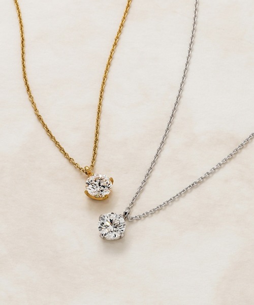 Lume（ルメ）の「「Lume/ルメ」 ルミナス  0.5ct  一粒ダイヤネックレス　ジュエリー　 鑑定書付（ネックレス・レディース・Silver/GOLD・FREE）」の3枚目の写真