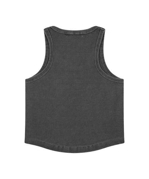 ORDINARY HOLIDAY（オーディナリー ホリデー）の「OPEN SIDE SLEEVELESS T-SHIRT [CHARCOAL]（Tシャツ/カットソー・レディース・その他・FREE）」の4枚目の写真