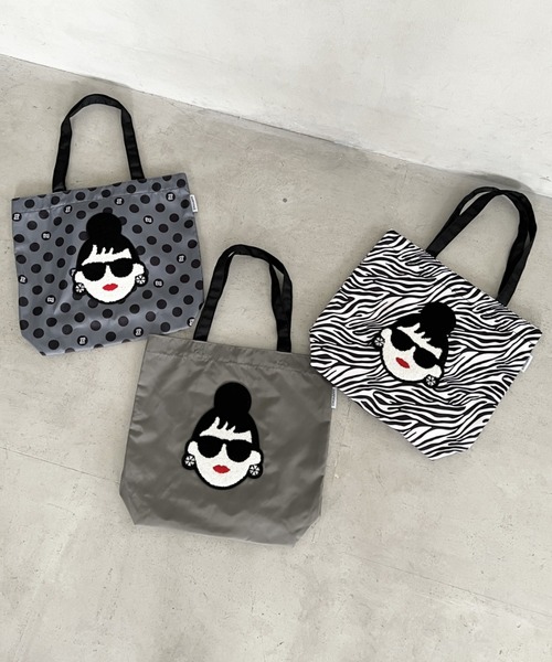 HAPPY FACE(ハッピーフェイス)の「EMMA 顔相良刺?新トート RD(トートバッグ・レディース・レッド・ONE SIZE)」の12枚目の写真
