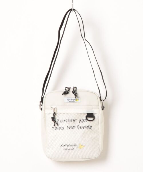 Port（ポート）の「【 Mark Gonzales / マークゴンザレス 】 POUCH SHOULDER BAG（ショルダーバッグ・メンズ・オフホワイト/ブラック/ブラック系その他/グレー・FREE）」の2枚目の写真