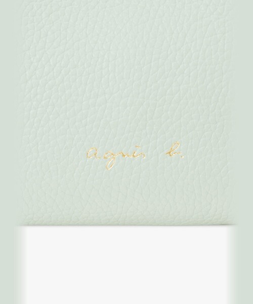 agnes b.（アニエスベー）の「レザー 2way スモール ショルダーバッグ "Zoe" ZAS05-03（ショルダーバッグ・レディース・ブルー系その他・FREE）」の5枚目の写真