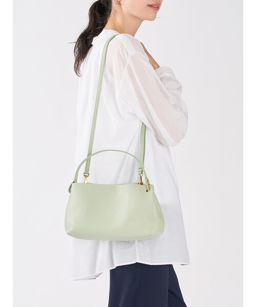 agnes b.（アニエスベー）の「レザー 2way スモール ショルダーバッグ "Zoe" ZAS05-03（ショルダーバッグ・レディース・ブルー系その他・FREE）」の7枚目の写真