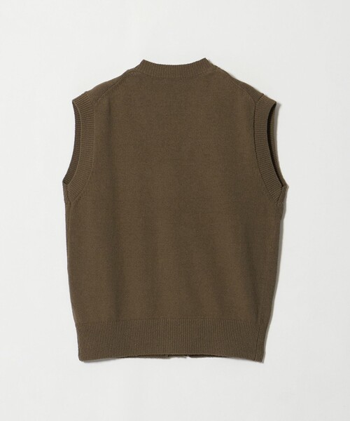 Steven Alan（スティーブンアラン）の「＜Steven Alan＞コットン ナイロン Vネック ベスト（ベスト・レディース・オリーブ/ブラック/ナチュラル・FREE）」の17枚目の写真