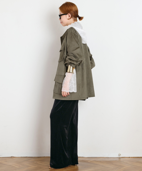 ARCHIVE STANCE(アーカイブスタンス)の「【ARCHIVE STANCE/アーカイブスタンス】velor relax pants(その他パンツ・レディース・ブラック/ホワイト・FREE)」の17枚目の写真