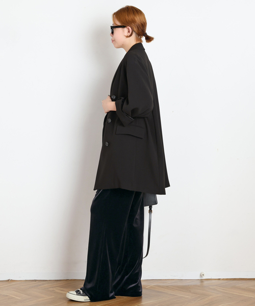 ARCHIVE STANCE(アーカイブスタンス)の「【ARCHIVE STANCE/アーカイブスタンス】velor relax pants(その他パンツ・レディース・ブラック/ホワイト・FREE)」の20枚目の写真