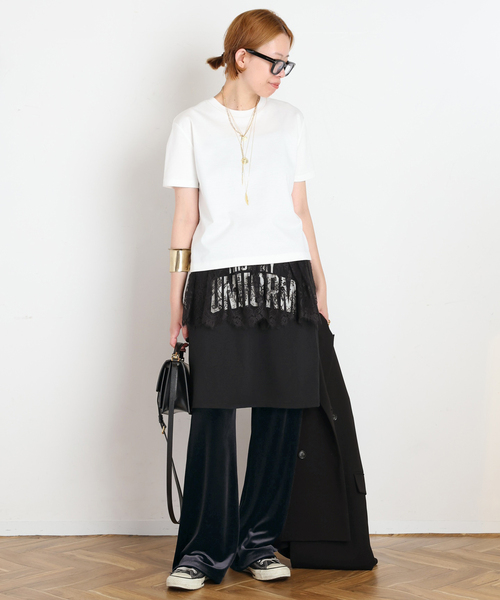 ARCHIVE STANCE(アーカイブスタンス)の「【ARCHIVE STANCE/アーカイブスタンス】velor relax pants(その他パンツ・レディース・ブラック/ホワイト・FREE)」の22枚目の写真