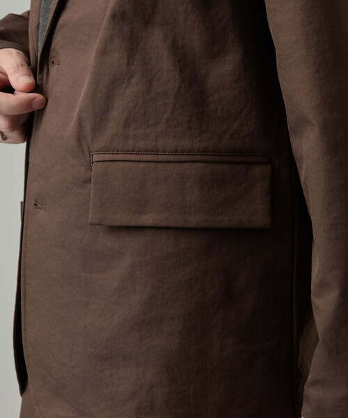 EASENCE(イーズエンス)の「【EASENCE】ドライツイル ストレッチ セットアップ テーラードジャケット&ワイドパンツ / UVカット(セットアップ・メンズ・ダークブラウン/モカ/ダークネイビー/スミクロ・L/XL/M/S)」の15枚目の写真