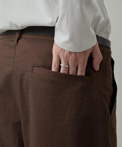 EASENCE(イーズエンス)の「【EASENCE】ドライツイル ストレッチ セットアップ テーラードジャケット&ワイドパンツ / UVカット(セットアップ・メンズ・ダークブラウン/モカ/ダークネイビー/スミクロ・L/XL/M/S)」の16枚目の写真