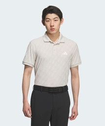 ジャカード 半袖ポロ【adidas Golf/アディダスゴルフ】