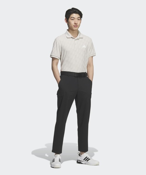 adidas(アディダス)の「ジャカード 半袖ポロ【adidas Golf/アディダスゴルフ】(ポロシャツ・メンズ・グレー・SMALL/MEDIUM/LARGE/X-LARGE/XX-LARGE/3XL)」の5枚目の写真