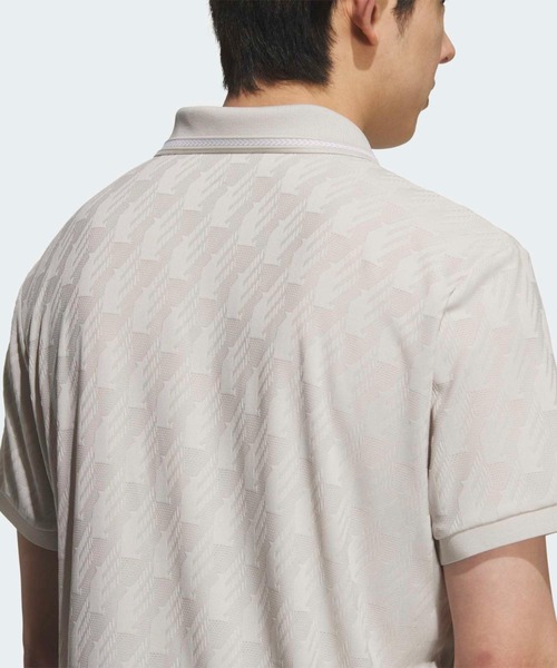 adidas(アディダス)の「ジャカード 半袖ポロ【adidas Golf/アディダスゴルフ】(ポロシャツ・メンズ・グレー・SMALL/MEDIUM/LARGE/X-LARGE/XX-LARGE/3XL)」の6枚目の写真