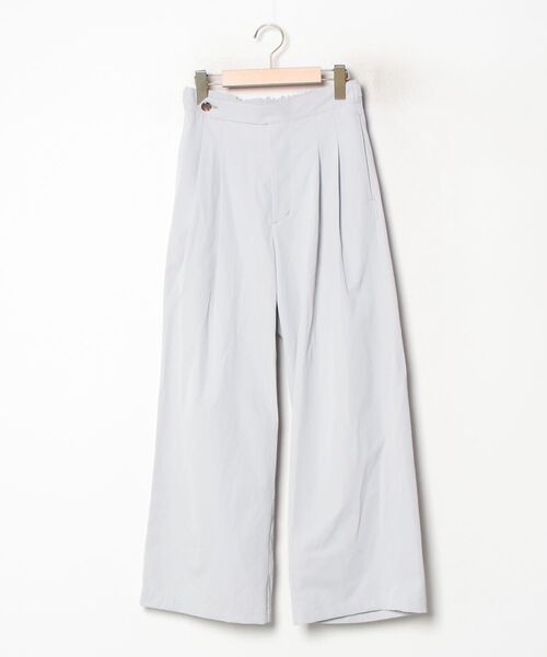 ATTACHMENT ベルト付きパンツ ライトグレー ブランド古着】スラックス（スラックス）｜ATTACHMENT（アタッチメント